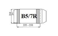 Opakowanie Okładka książkowa regulowana B5/7R (25szt) D&D
