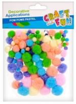 Opakowanie Ozodba dekoracyjna Pompony pastel