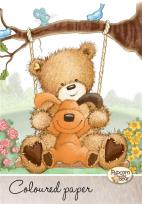Opakowanie Papier kolorowy A4/20K Popcorn Bear