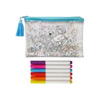 Opakowanie Piórnik do kolorowania z flamastrami kaktusy