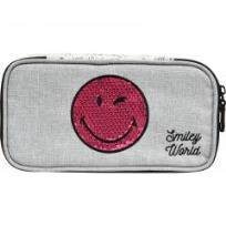 Okładka książki Piórnik owalny kompaktowy Smiley Sleppy - Sequence