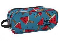 Opakowanie Piórnik saszetka dwukomorowy arbuzy