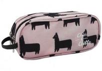 Opakowanie Piórnik saszetka dwukomorowy lamy