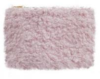 Okładka książki Piórnik saszetka futrzany różowy