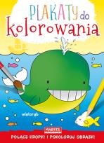 Okładka książki Plakaty do kolorowania - Wieloryb