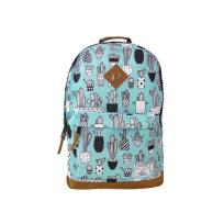 Opakowanie Plecak dwukomorowy miętowy Kaktusy