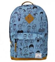 Opakowanie Plecak dwukomorowy niebieski Twarze