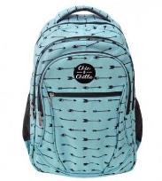 Opakowanie Plecak trzykomorowy turkusowy Strzały