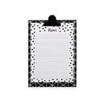 Opakowanie Podkładka z klipsem A4 z notesem Trójkąty