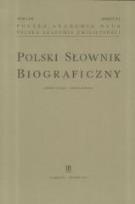 Okładka książki Polski Słownik Biograficzny z.212 T.52/1