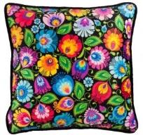 Opakowanie Poszewka - łowicka czarna 45 cm FOLKSTAR