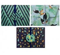 Opakowanie Pudełka prezentowe 3 sztuki Tukany