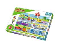 Opakowanie Puzzle Maxi Pojazdy miejskie 15