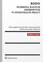 Okładka książki RODO Ochrona danych osobowych w stosunkach pracy
