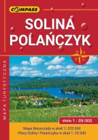 Okładka książki Solina Polańczyk Bieszczady mapa