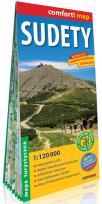 Okładka książki Sudety laminowana mapa turystyczna 1:120 000