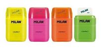 Opakowanie Temperówko-gumka Compakt Fluo blister MILAN