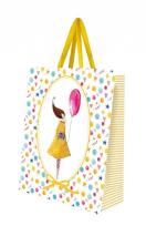 Opakowanie Torebka ozdobna mała Kobieta z balonem