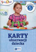 Okładka książki Trampolina Karty obserwacji dziecka Pięciolatek