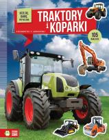 Okładka książki Uczę się bawię przyklejam Traktory i koparki