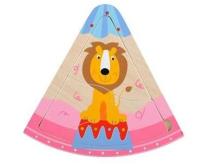 Opakowanie Układanka drewniana cyrk lew