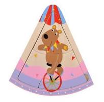 Opakowanie Układanka drewniana cyrk misiu