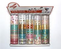 Opakowanie Washi Tape Gold Narcissus mix 60