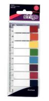 Opakowanie Zakładki indeksujące z linijką 45x12mm STRIGO
