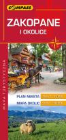 Opakowanie Zakopane i okolice mapa laminowana