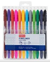 Okładka książki Zestaw cienkopisów Easyliner 12 kolorów