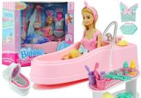 Opakowanie Zestaw Lalka w Kąpieli Łazienka + Akcesoria