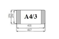 Opakowanie Zestaw okładen na książki A4/3