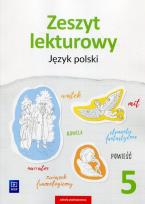 Okładka książki Zeszyt lekturowy Język polski 5