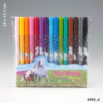 Opakowanie FLAMASTRY MISS MELODY 6363A