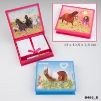 Opakowanie KARTECZKI W PUDEŁKU MISS MELODY RÓŻOWE 8466B