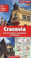 Okładka książki KRAKÓW PRZEWODNIK PO SYMBOLACH ZABYTKACH I ATRAKCJACH WER. HISZPAŃSKA