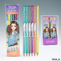 Opakowanie KREDKI TREND Z LEKCJĄ RYSOWANIA BRUNETKA TOP MODEL 7910D