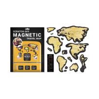 Okładka książki MAPA ZDRAPKA ŚWIAT TRAVEL MAGNETIC WORLD