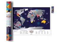 Opakowanie MAPA ZDRAPKA ŚWIAT TRAVEL MAP HOLIDAY WORLD