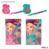 Opakowanie OŁÓWEK Z WYMIENNYM WKŁADEM I GUMKĄ GITARĄ RÓŻOWA TOP MODEL 6596A