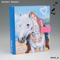 Opakowanie PAMIĘTNIK NA KOD MISS MELODY NIEBIESKI 8443A