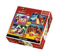 Opakowanie Puzzle Niesamowita rodzinka 4w1