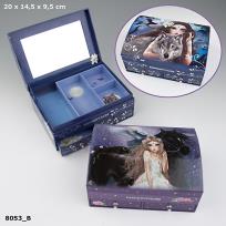 Opakowanie SZKATUŁKA NA BIŻUTERIĘ FANTASY TOP MODEL KOŃ 8053B