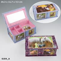 Opakowanie SZKATUŁKA NA BIŻUTERIĘ HORSES DREAMS DWA KONIKI 6184A