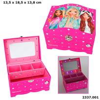 Opakowanie SZKATUŁKA Z PODŚWIETLANYM LUSTERKIEM TOP MODEL RÓŻOWA 2337A