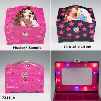 Opakowanie SZKATUŁKA ZE ŚWIATEŁKAMI TOP MODEL RÓŻOWA 7211A