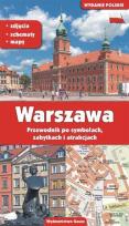 Okładka książki WARSZAWA PRZEWODNIK PO SYMBOLACH ZABYTKACH I ATRAKCJACH