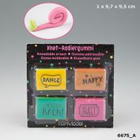 Opakowanie ZESTAW GUMEK DO ŚCIERANIA 4 SZT 6675A