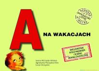 Okładka książki A na wakacjach. Samogłoski ustne nr 4