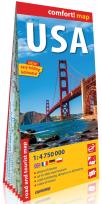 Okładka książki Comfort! map USA 1:4 750 000 w.2018